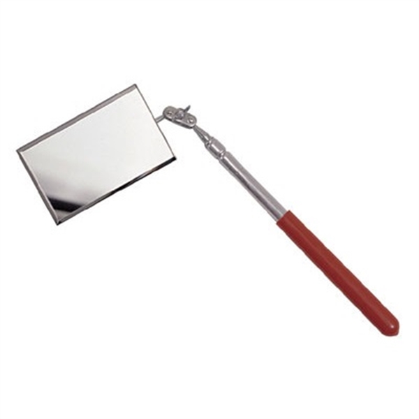 Ullman Devices Inspection Mirror, 2-1/8" x 3-1/2", Rectangular Extra Long, Telescoping up to 27-1/2" SMR10